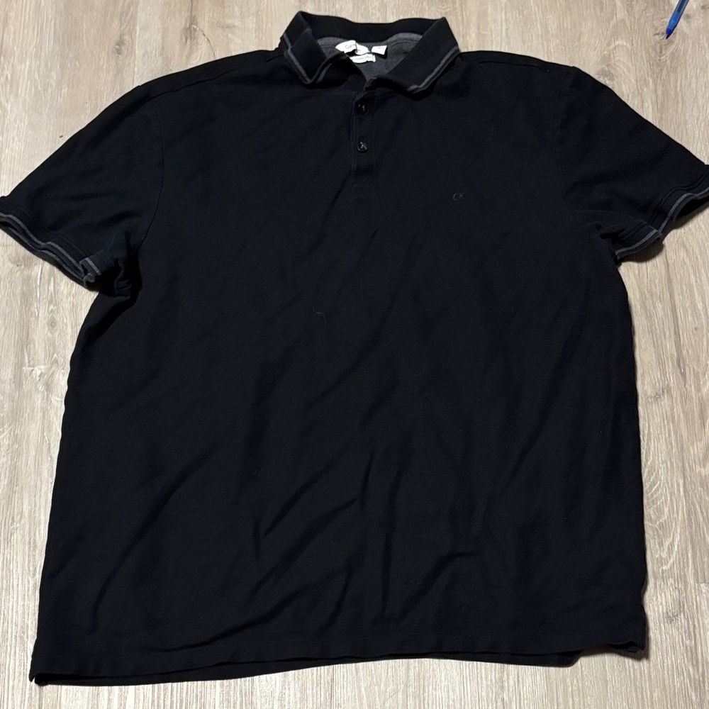 Calvin Klein Black Polo Shirt